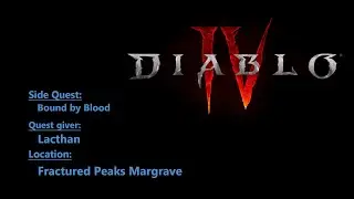 Diablo 4 - Bound by Blood
