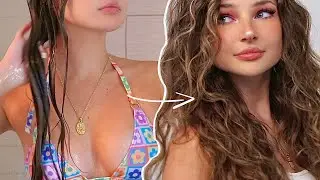 updated wavy/curly hair routine (type 2 curls)