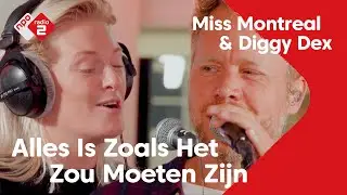 Miss Montreal & Diggy Dex - 'Alles Is Zoals Het Zou Moeten Zijn' live @ Jan-Willem Start Op