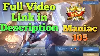 Maniac 105 Use Global no 1 Build Layla #layla #mlbb #mobilelegends