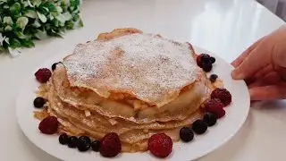 Яблочный пирог из Блинов! Просто объедение!
