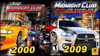 Evolution of Midnight Club in Games (2000-2009)