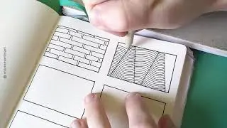3 Easy Pattern Doodle Ideas for Bullet Journal
