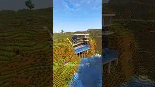 Minecraft: Simple Modern Mansion! 01 | Timelapse | 