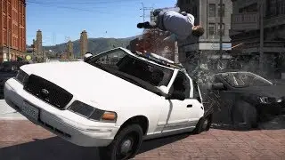 SEATBELT SAVES LIVES (GTA 5 ragdoll and euphoria)