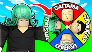 this RANDOM WHEEL decides my MOVESET in The Strongest Battlegrounds.. (Roblox)