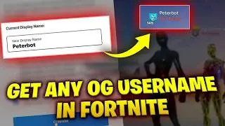 How To Get ANY OG Name in Fortnite Chapter 5! (Get ANY Epic Username You Want)
