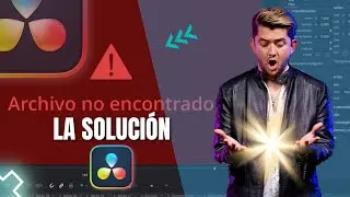 ARCHIVO NO ENCONTRADO SOLUCION DAVINCI RESOLVE 18🔥Como RESTAURAR ARCHIVOS PERDIDOS🎬 MEDIA OFFLINE