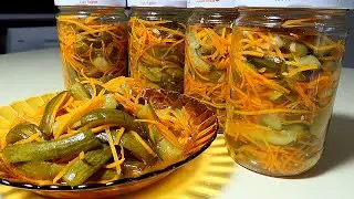 Delicious, crunchy Korean cucumbers FOR WINTER