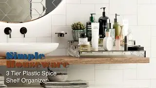 Introduction: Simple Houseware 3 Tier Spice Shelf For Countertop Cabinet Storage Organizer