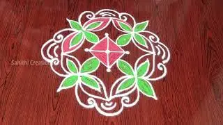 Tholi Ekadasi Muggulu || Tholi Ekadasi Special Rangoli #tholiekadashi #muggulu #rangoli