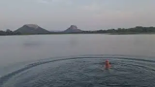 Kayamwala lake  ' there are Crocodiles" my new friend tells me..  😱  near Sigiriya: