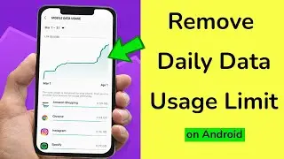How to Turn Off Daily Data Usage Limit?