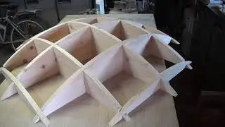 Giant Spherical Wooden Shelf