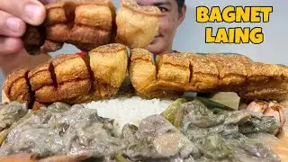 Crispy Bagnet at Laing Mukbang Asmr | Filipino Food | Mukbang Philippines | EatingShow|EatingSound