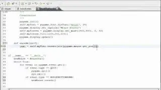 Pygame Basic Mouse Events