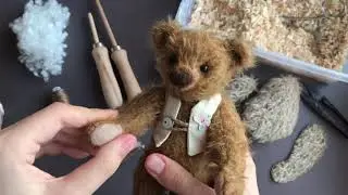 Набиваем древесными опилками мишку Тедди #4 | Teddy Bear Stuffing