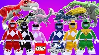LEGO POWER RANGERS E SEUS DINOSSAUROS MOD no LEGO Jurassic World Criando Dinossauros #85 Raposa