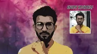 Photoshop Digital Art Cut Out artistic effects : Photoshop Tutorial cs6