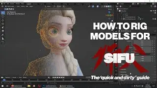 SIFU player model rigging tutorial for Blender