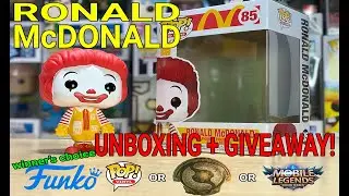 FUNKO POP! RONALD McDONALD - Unboxing + Giveaways