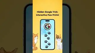 Hidden Google Trick: Interactive Paw Prints! #googletricks