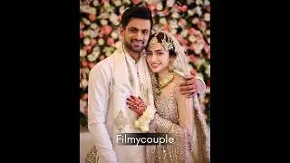 Shoaib Malik's Marriage || beautiful wife Sana Javed 😍😍 #husbandwife