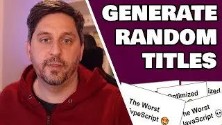Random Title Generator