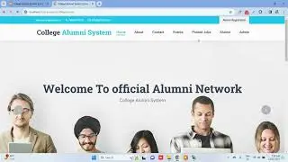 College Alumni System Project using PHP and MySQL | PHPGurukul