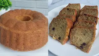 Bolu pisang panggang yang lembut empuk tidak bantat