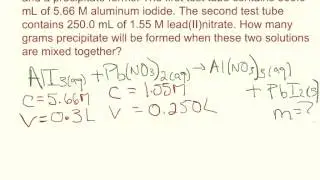 Determining Amount of Precipitate