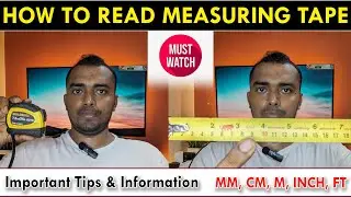 Easy Way to Read a Measuring Tape | How to Read Measuring Tape in Hindi | Inch Tape Tips and Tricks