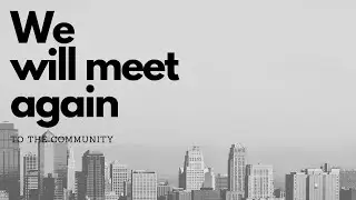#Insurance & #Finance community: We will meet again - #insurtech #fintech #wewillmeetagain