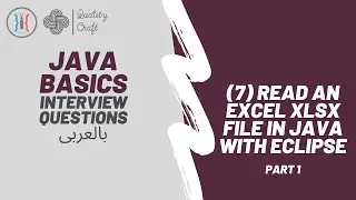 Java Tutorial For Beginners In Arabic | Read an Excel XLSX file in Java with Eclipse (Part 1)