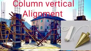 How to check vertical alignment for columns and walls
