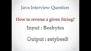 Best Way Of Reversing a String & Worst Way Of Reversing a String - Java Program