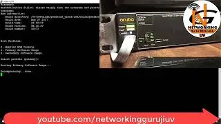 Aruba switch password reset