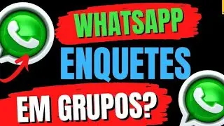 COMO CRIAR ENQUETE NO WHATSAPP 2023