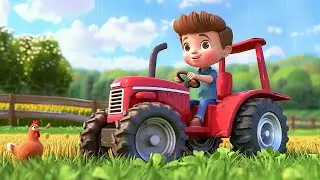 Leo's Tractor Adventure: A Fun Farm Song for Kids 🚜🌾