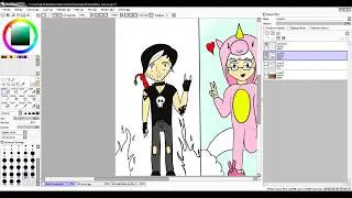 Drawing an album cover for zeldapro064 and SupremeKingZack