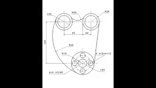 AutoCAD 2D drawing practice tutorial #2