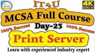 MCSA Full Course Day 23 Print Server Management 