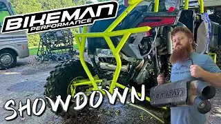 Which Muffler Do You Prefer??? The New Bikeman Center Exit Muffler Or The Bikeman Side exit Muffler?