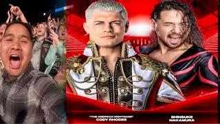 Cody Rhodes vs Shiksuke Nakamura full mach From Areana Live FRANCE LYON