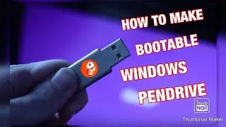 How To Make A Windows Bootable USB Flash Drive II WIN -7.8.10.XP  II  #2020