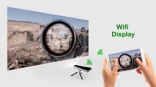 Телевизор больше не нужен-мини проектор с Aliexpress BYINTEK UFO P9