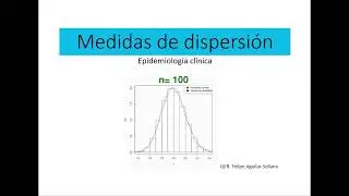 Medidas de dispersión más usadas en estadística.