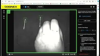 Demo Cognex SnApp Sensor Contador Count tool