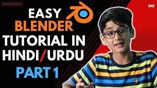 Blender ABSOLUTE Beginner Basics | Learn 3d animation | Blender Tutorial Part 1
