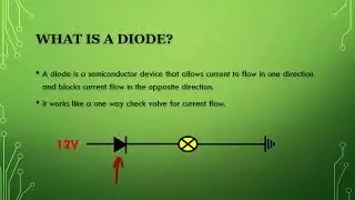 Automotive Electronics - What is a Diode ?